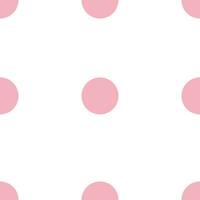 Seamless pattern with pink polka dots. for fabric prints, textiles, gift wrapping paper. for kids, flat style vector