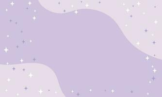 Vector minimal star pattern with purple background