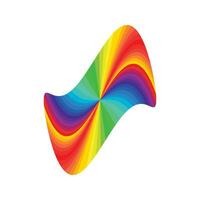 Vector rainbow vector illustration colorful abstract design color graphic symbol rain bow