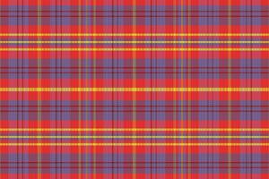 Tartan plaid pattern with texture and summer color. vector