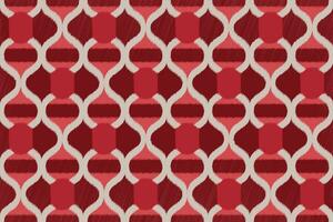 Ikat Pattern, Geometric ethnic pattern design for background or wallpaper, seamless pattern. vector