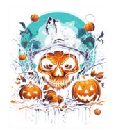 Halloween Sublimation Pumpkin Png Background. Use for T-shirts, mugs, stickers, Cards, etc.