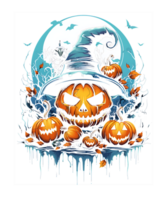 Halloween Sublimation Pumpkin Png Background. Use for T-shirts, mugs, stickers, Cards, etc.