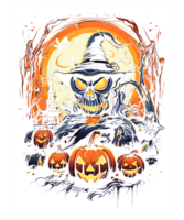 Halloween sublimazione zucca png sfondo. uso per magliette, tazze, adesivi, carte, eccetera.