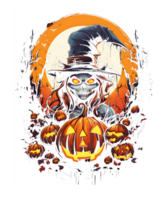 Halloween Sublimation Pumpkin Png Background. Use for T-shirts, mugs, stickers, Cards, etc.