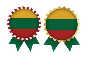 Vector Medal Set Designs of Lithuania Template