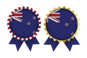 Vector Medal Set Designs of New Zealand Template