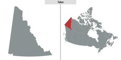 mapa provincia de canada vector