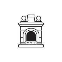 Fireplace Vector Logo