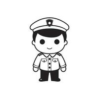 Police Man Vector Design