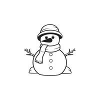 Snowman Vector Design