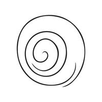 Circle Swirl Icon vector