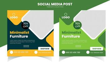 New Arrival Furniture For Sale Social Media Post vector