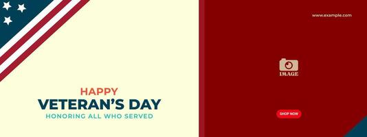 Veterans Day, honoring all who served.Frame and star ornament designs for advertisements, posters, banners, backgrounds. vector