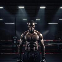 Underneath the Boxing Ring Lights - A Story of Strength and Determinity photo