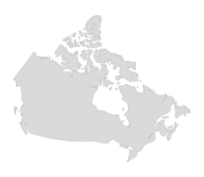 mapa de Canadá. canadiense mapa. png