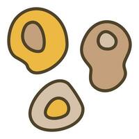 Microbes vector Bioengineering Science concept colored icon or symbol