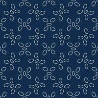 Coccobacilus vector concept outline blue seamless pattern