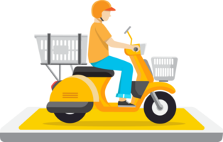 Food delivery service, Fast food delivery png