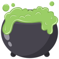 Halloween cauldron design png