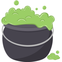 Halloween cauldron design png