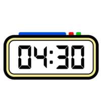 Digital Clock Time Show 4.30, Clock Show 24 hours, Time Illustration png