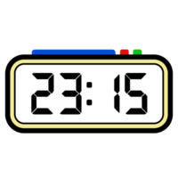 Digital Clock Time Show 23.15, Clock 24 Hours Illustration, Time Illustration png