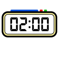 Digital Clock Time Show 2.00, Clock Show 24 hours, Time Illustration png