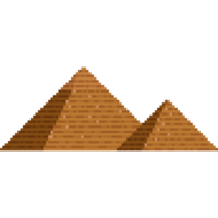 pixel art Egypte pyramide png