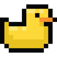 pixel art caoutchouc canard icône png