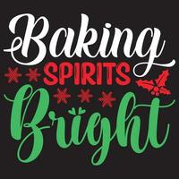 Baking Spirits Bright vector