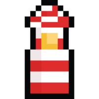 pixel art phare icône png