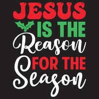 Jesus is the Reason for the Season vector