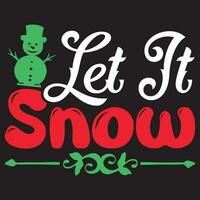 Let It Snow vector