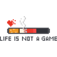 Pixel art tobacco health point bar png