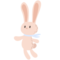 dessin animé mignonne Pâques lapin personnage illustration png