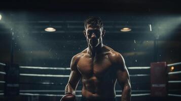 Underneath the Boxing Ring Lights - A Story of Strength and Determinity photo