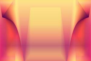Minimalist abstract light beige golden background for product presentation. Incident light from the window on the wall and floor. vector illustration. abstract wall background with emboss line