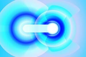 Futuristic abstract background with hi tech circular shape. blue portal ui with hologram light technology and neon circle effect. Futuristic game technology, bright wrap aura. vector