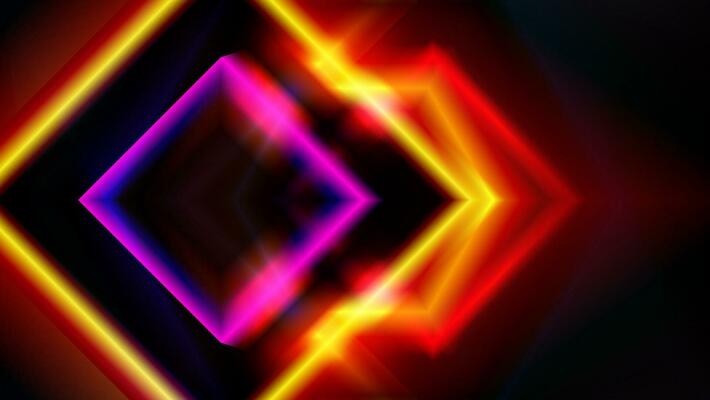 Futuristic abstract background. Glowing triangle lines design. Swirl frame lines element. Future technology concept. Horizontal banner template. Suit for cover, banner, website. Vector illustration
