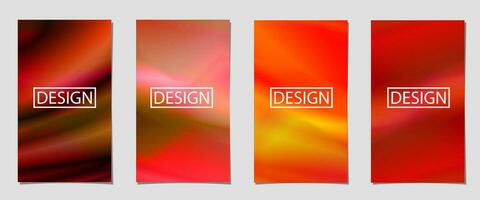 set of abstract background with beautiful gradient color, colorful background with different color for poster flyer banner backdrop.vertical banner.cool fluid background vector illustration