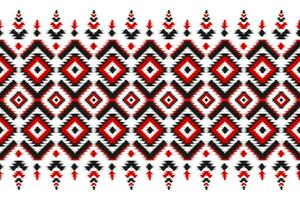 Carpet ethnic tribal pattern art. Ethnic ikat seamless pattern. American, Mexican style. vector