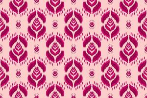 Ethnic ikat seamless pattern in tribal. American, Mexican style. Aztec geometric ornament print. vector