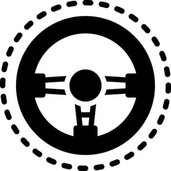 sólido icono para direccion vector