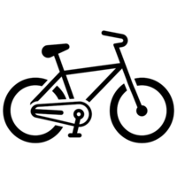 bicicleta desenho animado ai generativo png