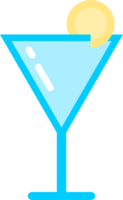 blauw glas drinken png