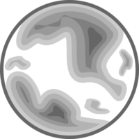 Global doodle icon png