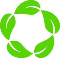 hojas árbol naturaleza eco icono logo circulo png