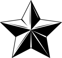 Black star icon png