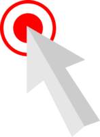 mouse arrow clicking icon png